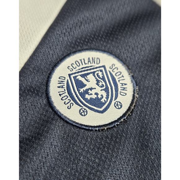 Kids Saltire Scotland Football Top Navy Size 7-8 Years by Scotland Casualwear - Picture 3 of 6